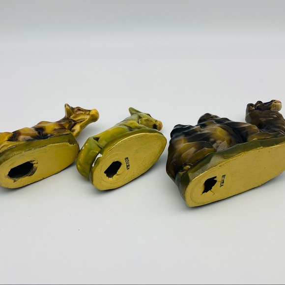 Vintage 9 Piece Nativity Set Made in Japan Handprinted Chalkware - Picture 9 of 16